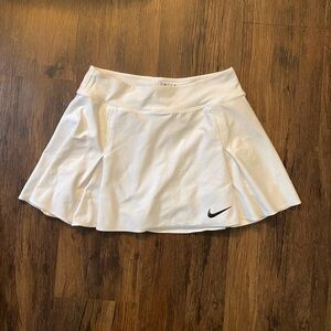 white Nike skort
